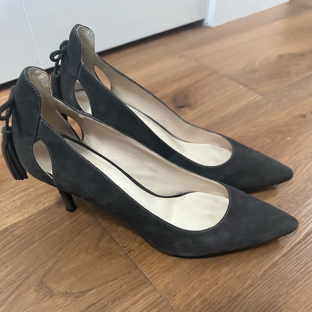 Nine West Modesty suede Pumps with Back Tassel women’s size 8.5